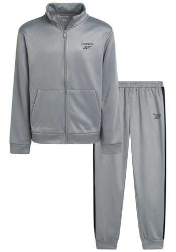 Amazon.com: Reebok Boys Tracksuit Set - 2 Piece Athletic Tricot